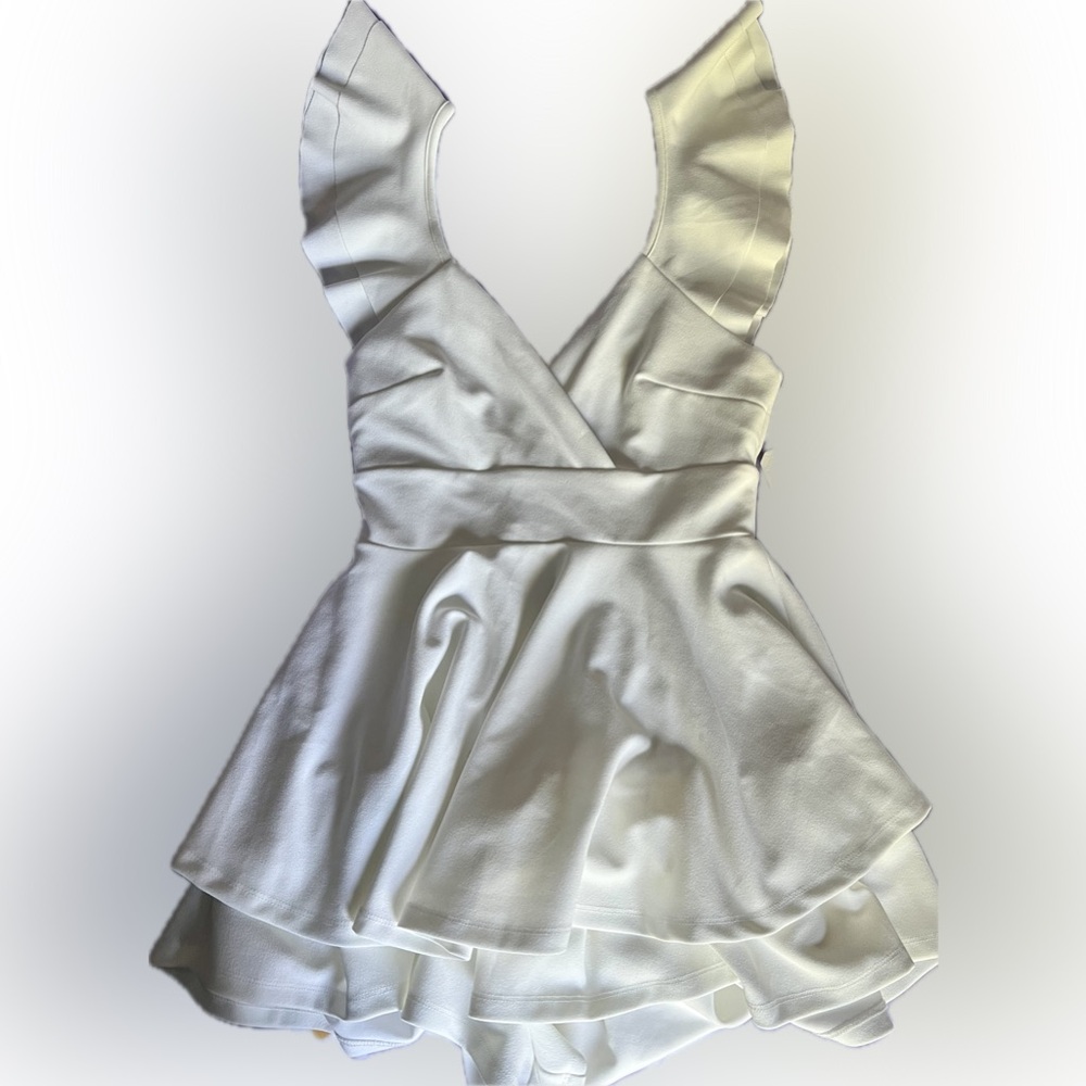 Altar'd State White Sleeveless Romper